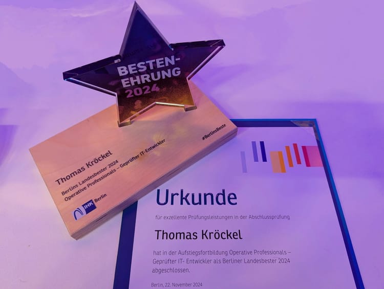 Vom Lernenden zum Besten seines Fachs